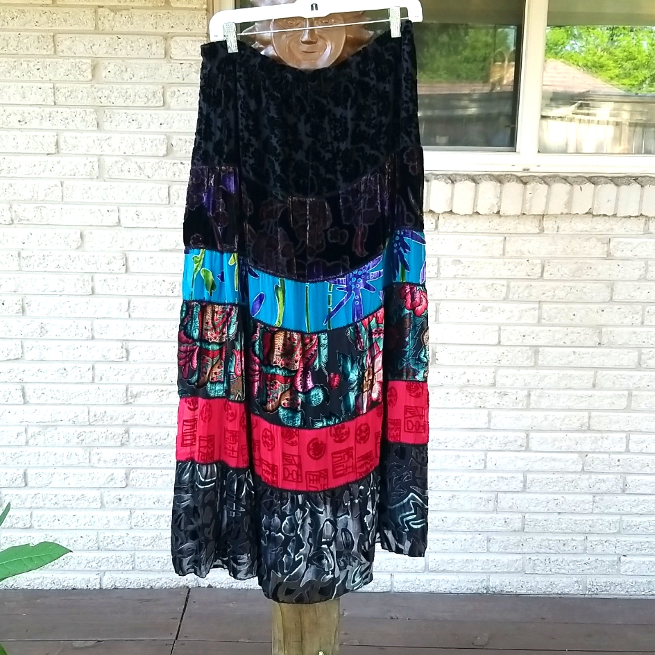 Chico's Patchwork Skirt 2